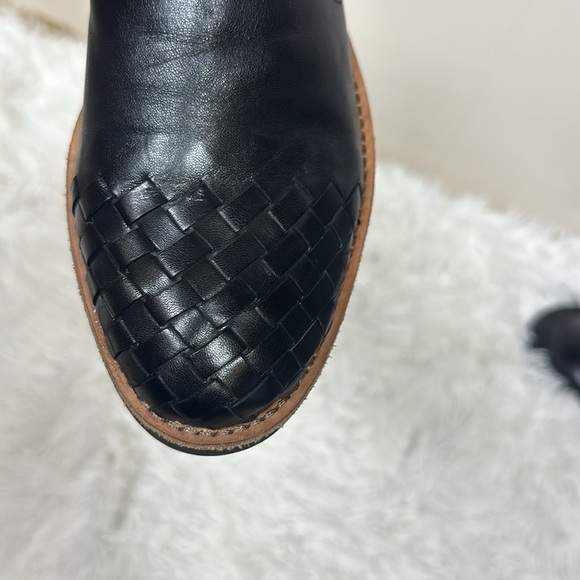 Vaneli, Women's Slip On Black Super Soft Leather Shoes Sz 8N,Made In Ethiopia - Picture 5 of 10